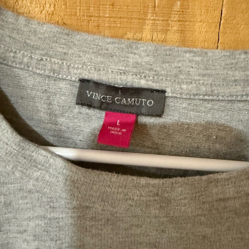Vince Camuto Gray Sweatshirt - Picture 3 of 6